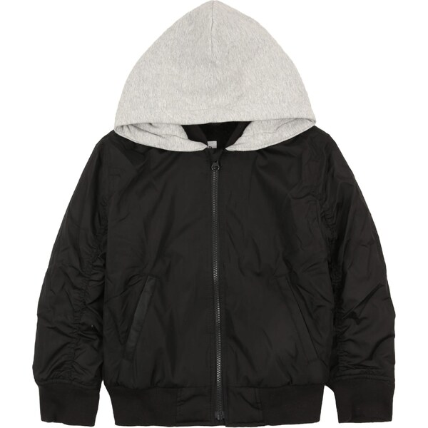 GAP Prechodná bunda svetlosivá / čierna 67253646