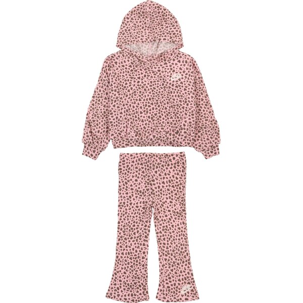 Nike Sportswear Set hnedá / staroružová / biela 67253661