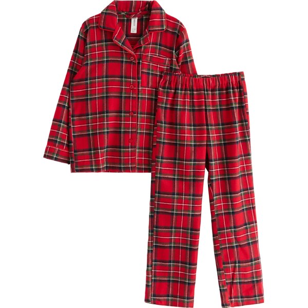 Lindex Pyžamo tmavomodrá / tmavozelená / červená / biela 67253668