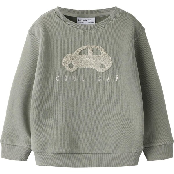 NAME IT Mikina NMMObear sivobéžová / kamenná 67267198