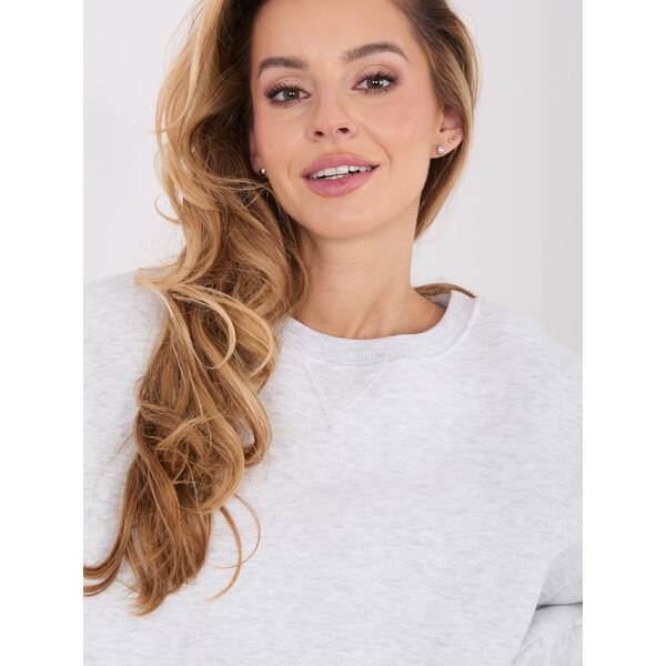 FPrice WT BL mikina A1047.69 svetlo šedá 67262450