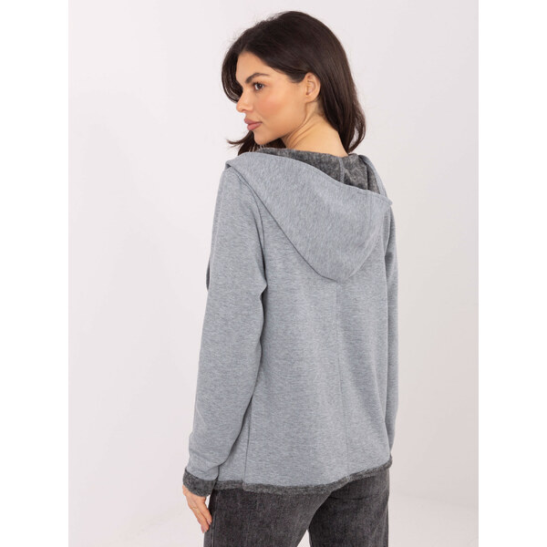 FPrice Mikina D68450M01066D3 sivá 67262817