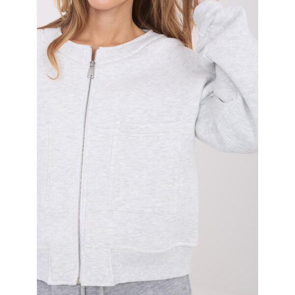 FPrice WT BL mikina A1452.99 svetlo šedá 67263481