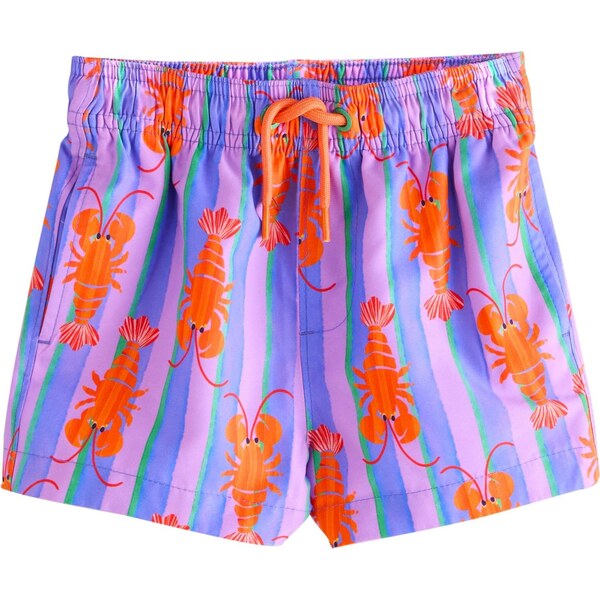 Next Plavecké šortky zelená / fialová / tmavofialová / oranžová 67266988