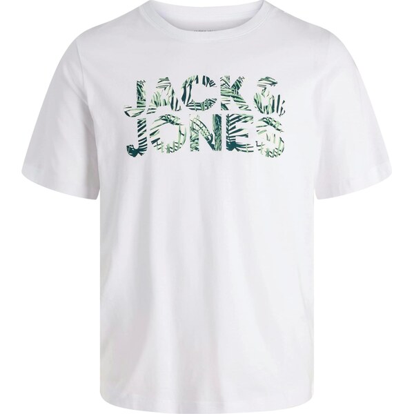 Jack & Jones Junior Tričko JJEJEFF zelená / limetová / biela 67267117