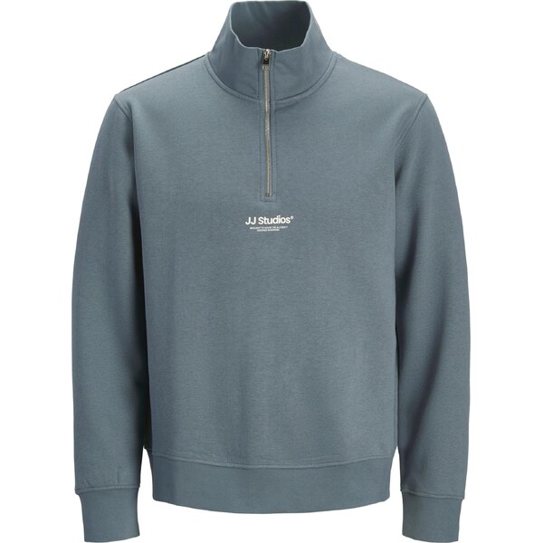 Jack & Jones Junior Mikina JJESoho dymovo modrá / biela 67267106