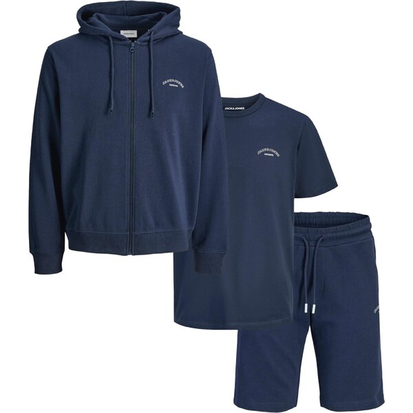 JACK & JONES Joggingová súprava JJCOLLEGE námornícka modrá / biela 67267336
