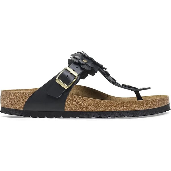 Kožené žabky Birkenstock Gizeh Flowers 62326200
