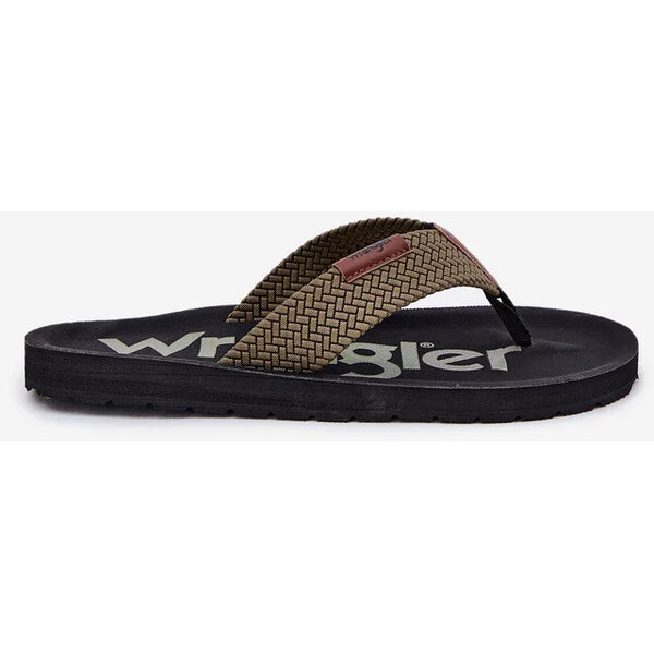 Kesi Pánske žabky WRANGLER ZANE FLIPFLOP MEN LOW - zelené 67273432