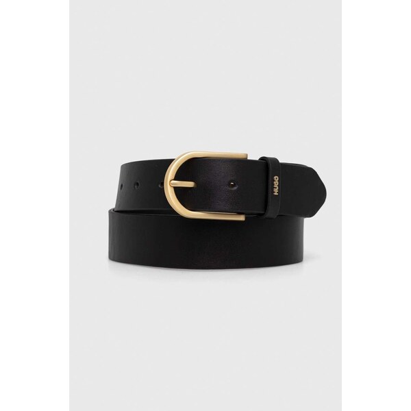 Kožený opasok HUGO Zoey Belt 3,5cm 67277279