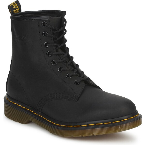 Dr. Martens Polokozačky 1460 BLACK GREASY Dr. Martens 60545926