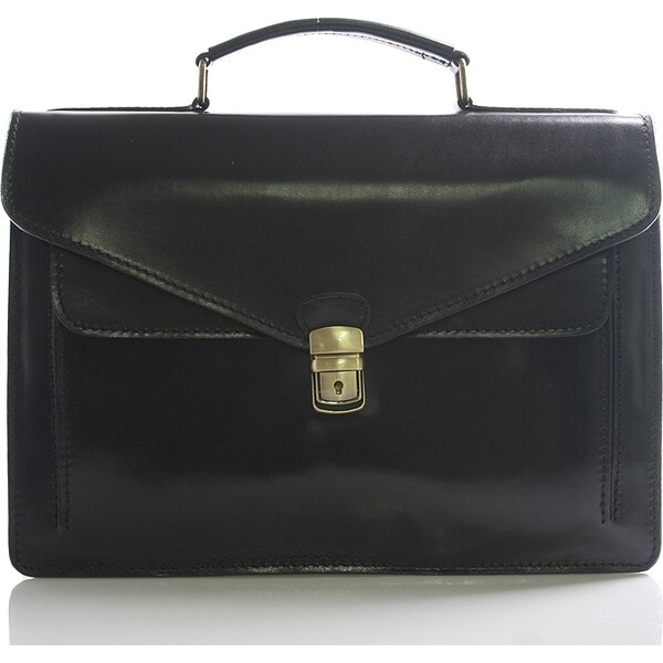 Delami Vera Pelle Belinda kožená aktovka Belinda - čierna 66614850