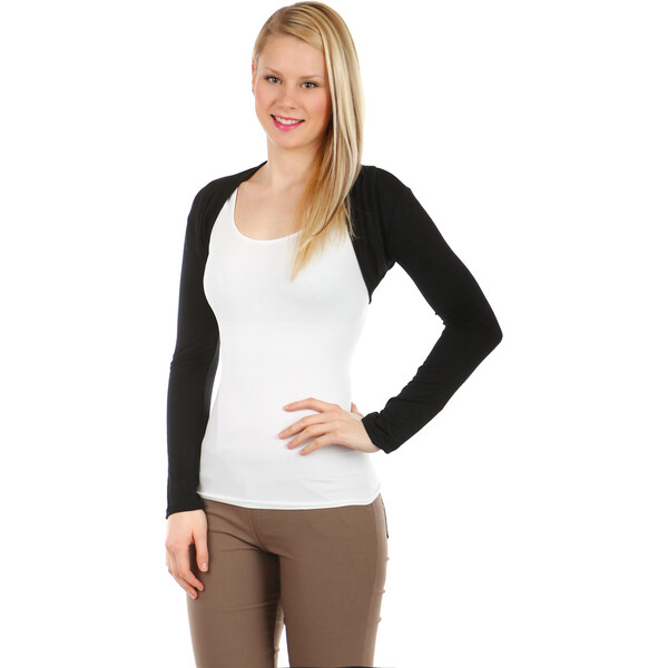 Glara Spoločenské jednofarebné bolerko na šaty 39624424