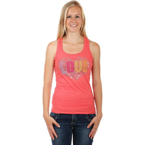 Glara Športové tielko s nápisom love 36987177