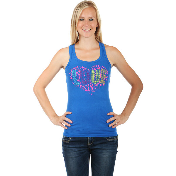 Glara Športové tielko s nápisom love 36987178