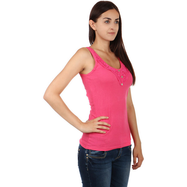 Glara Tielko s gombíkmi a čipkou 8392816