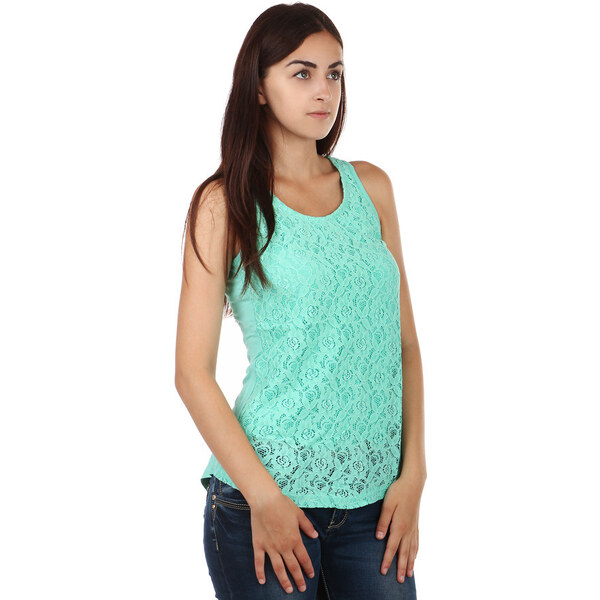 Glara Čipkované dámske tielko s otvorenými chrbtom 36987234