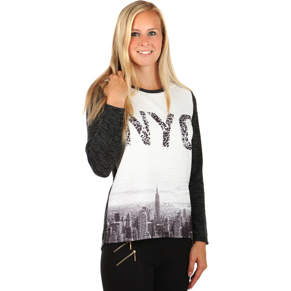 Glara Dámska mikina NYC bez kapucne 36987271