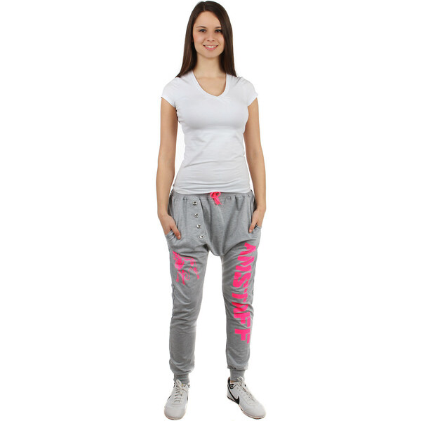 Glara Tepláky s nízkym sedom a potlačou 63800849