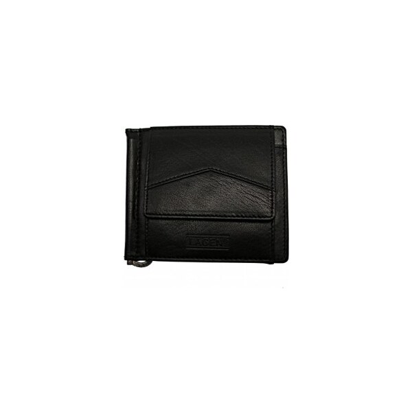 Lagen Kožená dolárovka W-22018 čierna 35335443