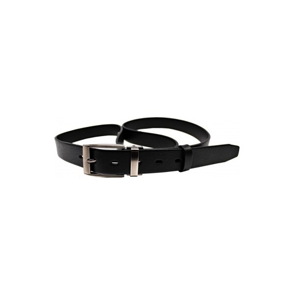 Penny Belts Pánsky kožený opasok 230-100-1 čierny 37689416