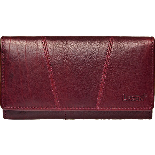 Lagen Dámska kožená peňaženka PWL-2388/T bordó 47271713