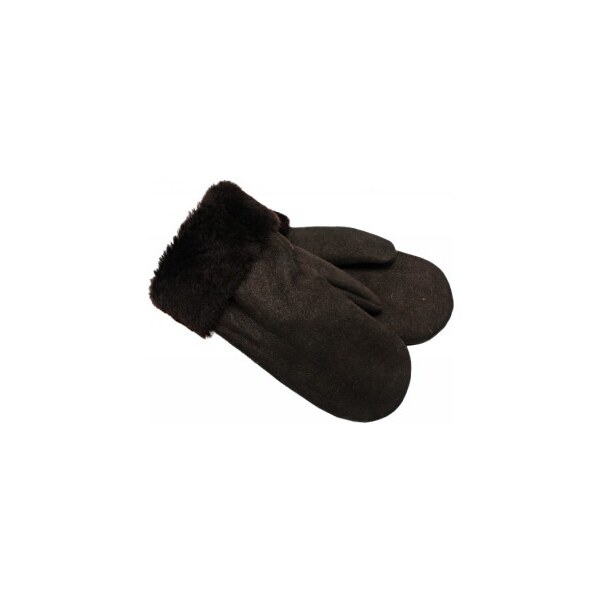 GP Gepard Dámske kožušinové palčiaky - tm. hnedé 21383843