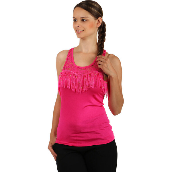 Glara Tielko s čipkou a aplikáciou 8394232