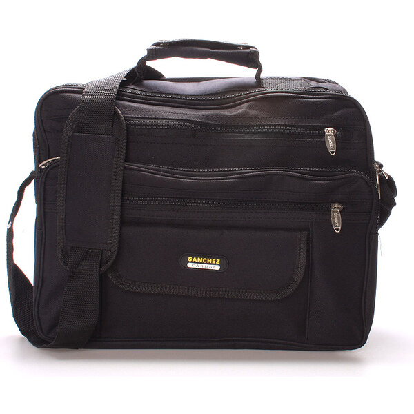 Čierna taška cez plece Sanchez Matias čierna 57819925
