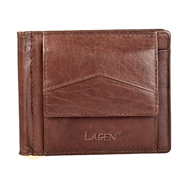Lagen Kožená dolárovka W-22018 hnedá 35335525