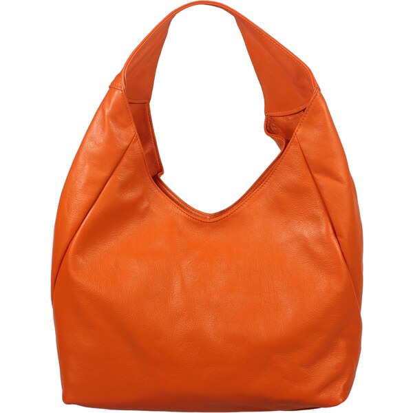 Oranžová kožená talianska kabelka Tita Arancione Chiaro NovaKabelka.sk 854909