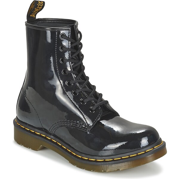 Dr. Martens Polokozačky 1460 W BLACK PATENT LAMPER Dr. Martens 60238951