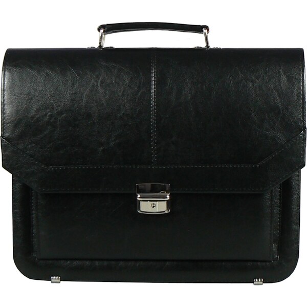 Aktovka REAbags 7253 - čierna/nikl 62193003