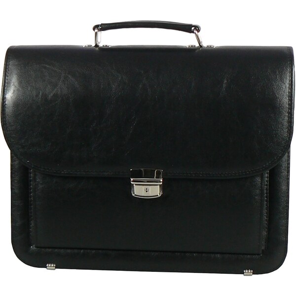 Aktovka REAbags 7416 - čierna/nikl 63410040