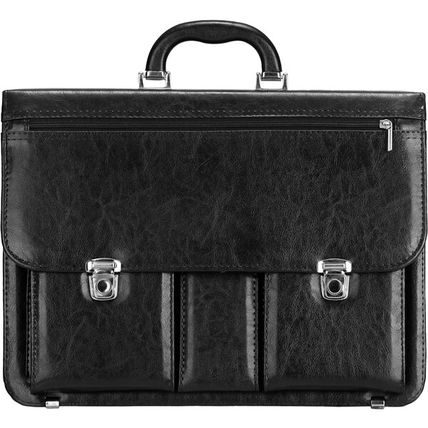 Aktovka REAbags 8001/2-TR - čierna/nikl 62193491