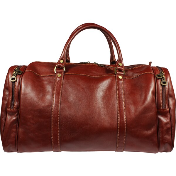 Kožená cestovná taška Saba Marrone hnedá NovaKabelka.sk 21267382