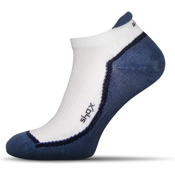 Buďchlap Bielo - modré pánske ponožky 1069034