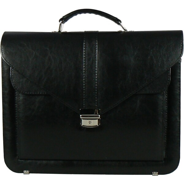 Aktovka REAbags 7173B - čierna/nikl 62192092