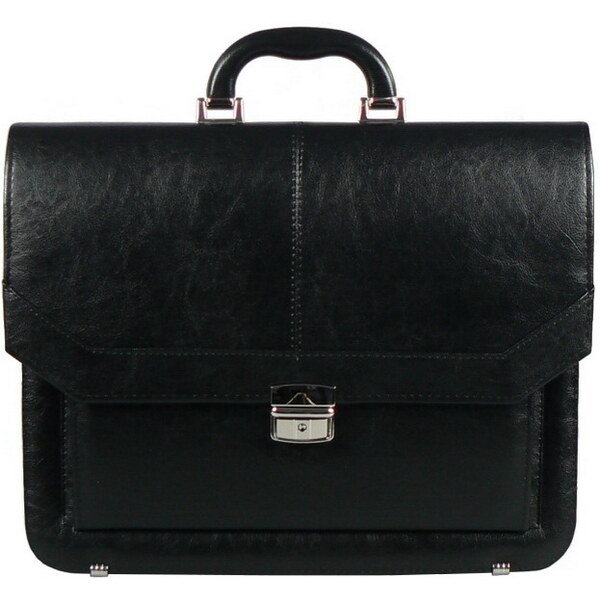 Aktovka REAbags 7253-TR - čierna/nikl 62191456