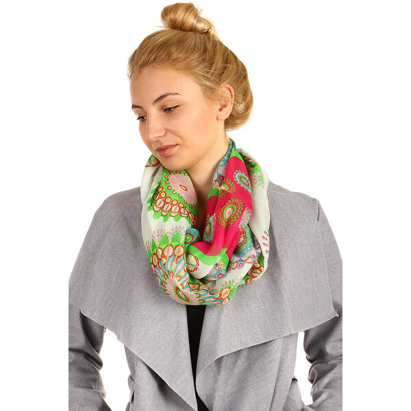 Glara Kruhová šatka s orientálnym vzorom 36987717