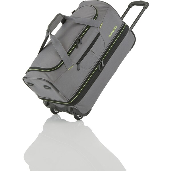 Travelite Basics Wheeled duffle S Grey/green 51/64 l 62192251