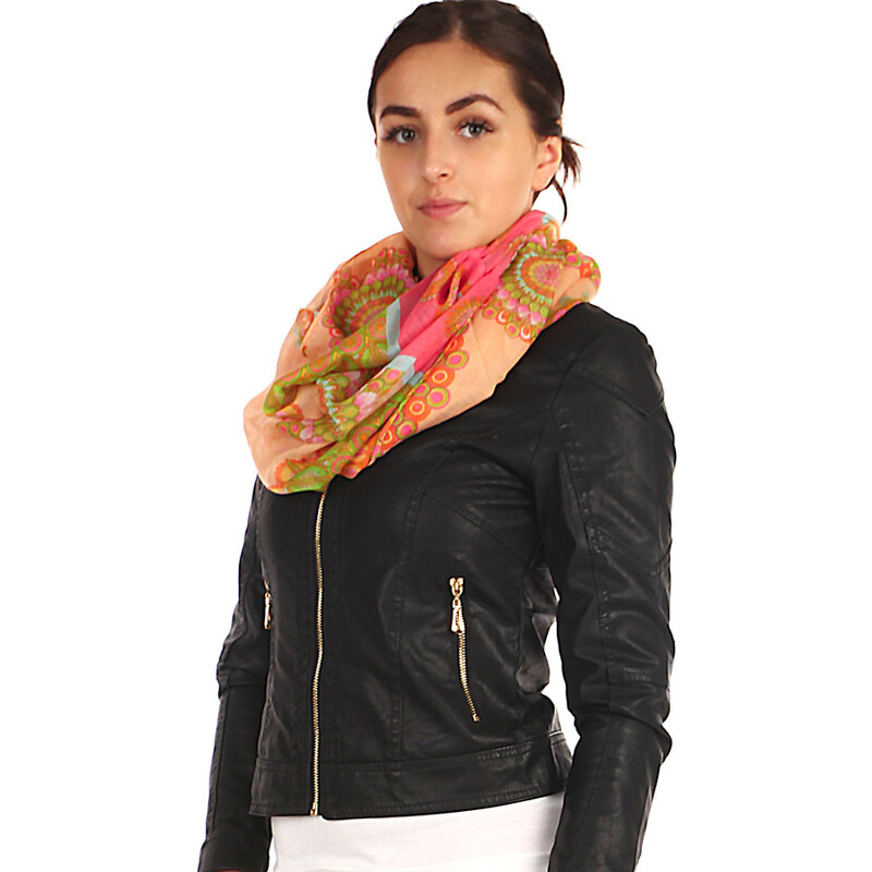 Glara Kruhová šatka s orientálnym vzorom 36987719