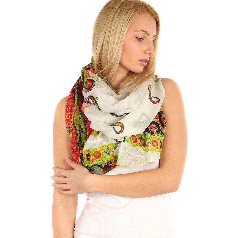 Glara Kruhová šatka s originálnym vzorom 8394987