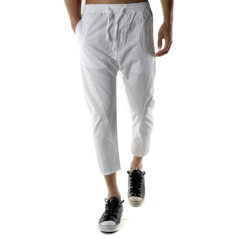 Absolut Joy Biele pánske joggers nohavice 67446839