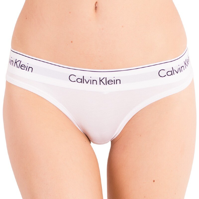 Dámska tangá Calvin Klein biela (QF5117E-100) 36110240