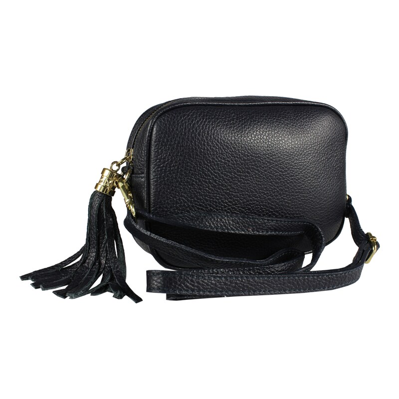 Modrá kožená talianska crossbody kabelka Bala Blu Scura NovaKabelka.sk 1900625