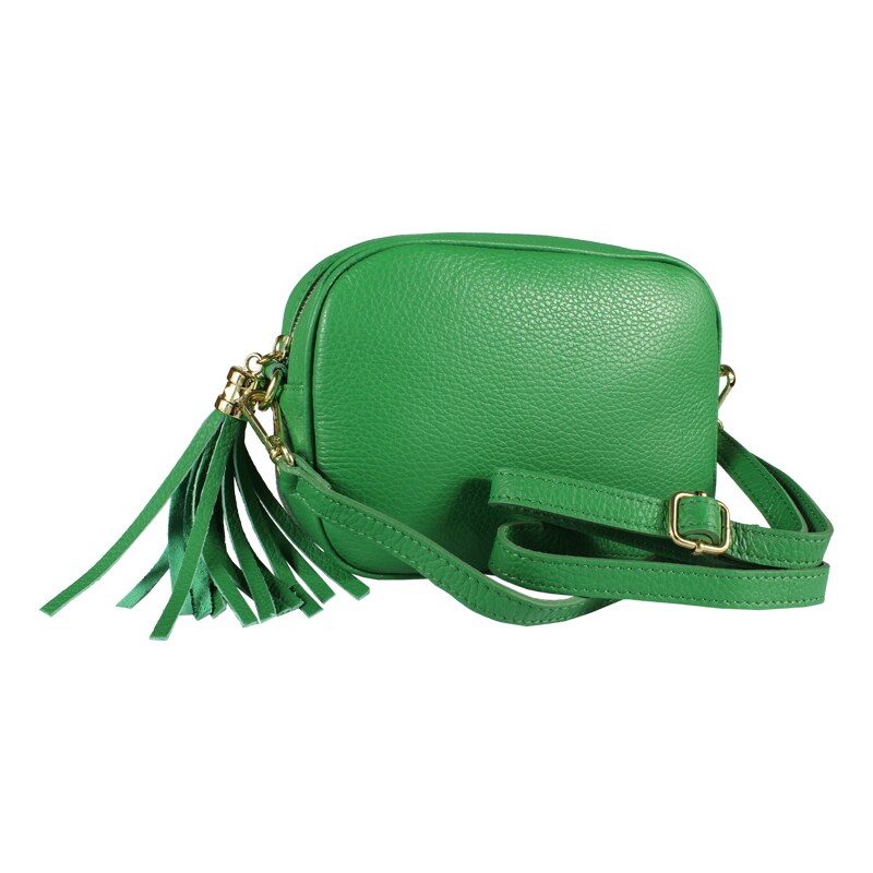 Zelená kožená talianska crossbody kabelka Bala Verde NovaKabelka.sk 36467356