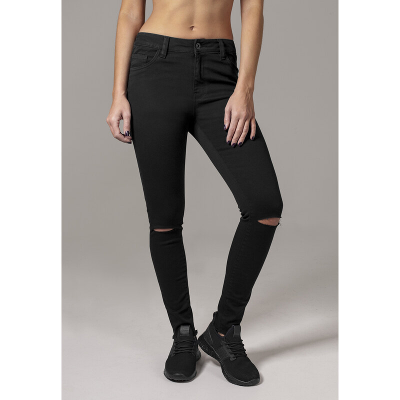 Womens jeans URBAN CLASSICS - black 50676408
