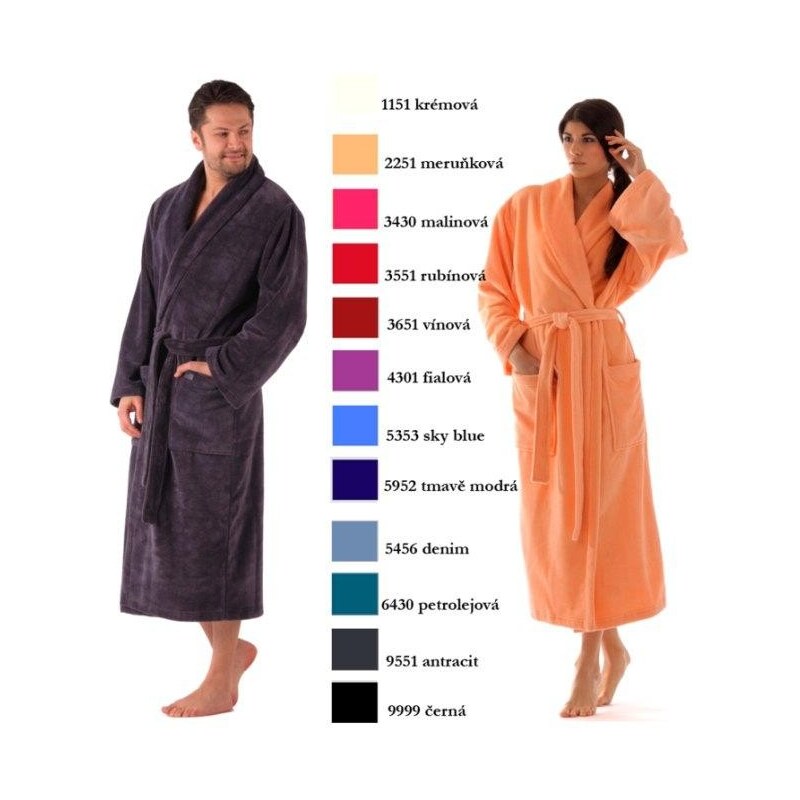 Pánsky a dámsky župan šál. Obojok Tampa 2149 - Vestis 37202151