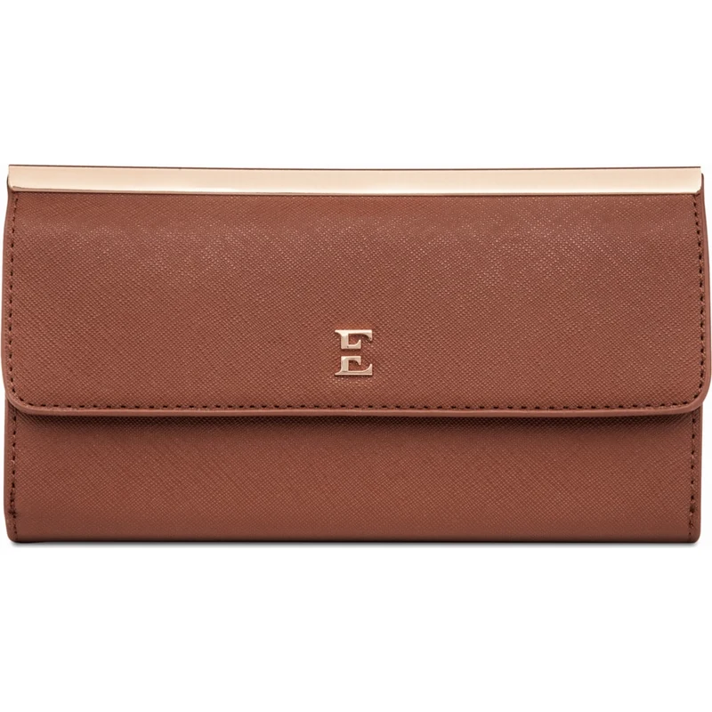 Leatherette women wallet DAVID JONES P117-510 Khaki